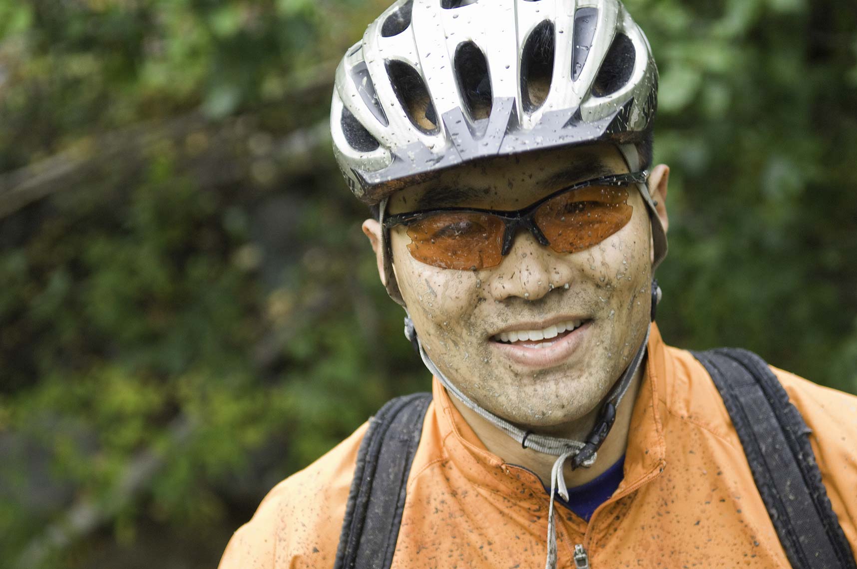mountain biker portrait