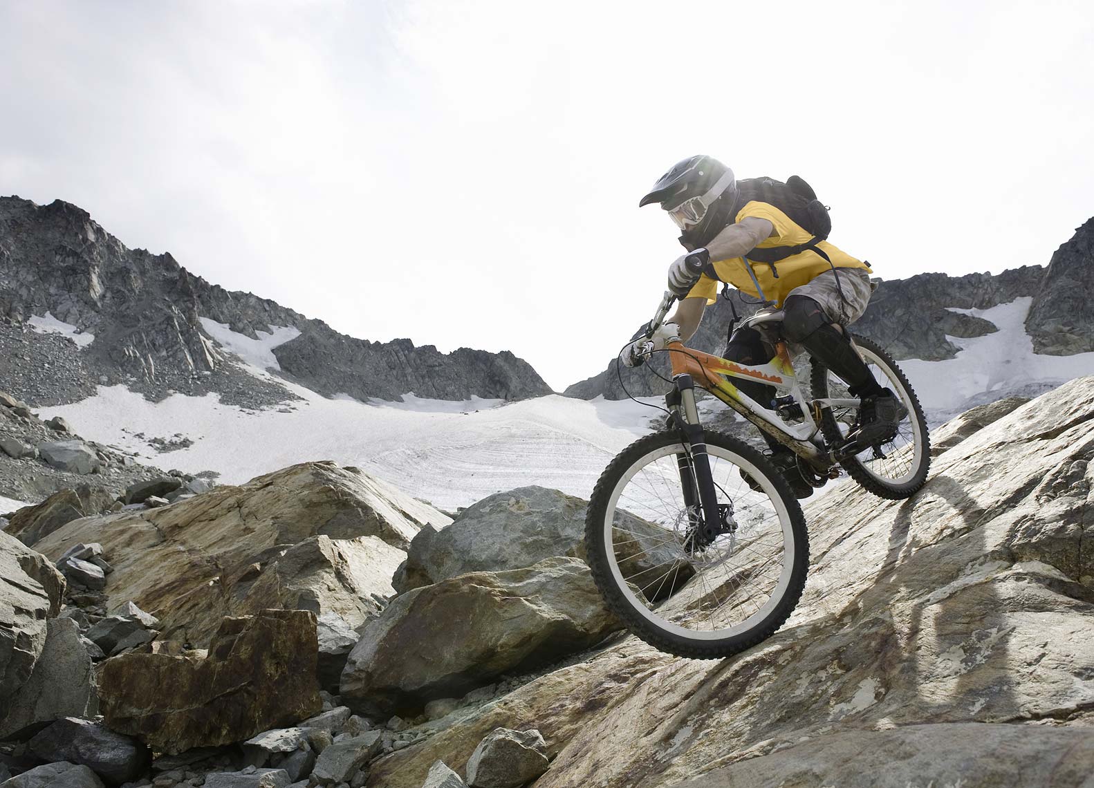 Whistler alpine mountain biker