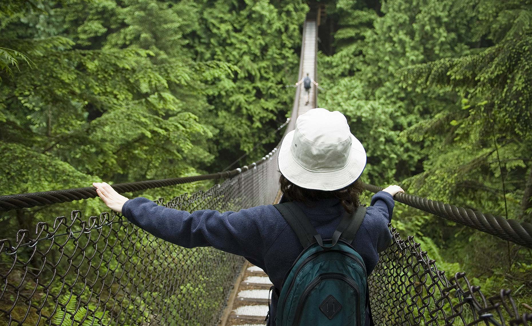 suspension bridge Lynn Canyon Vancouver