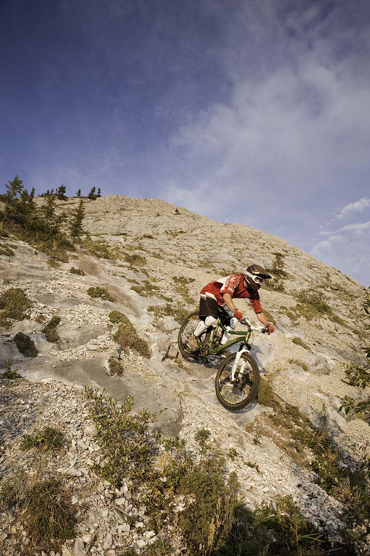 Whitehorse mountain biker