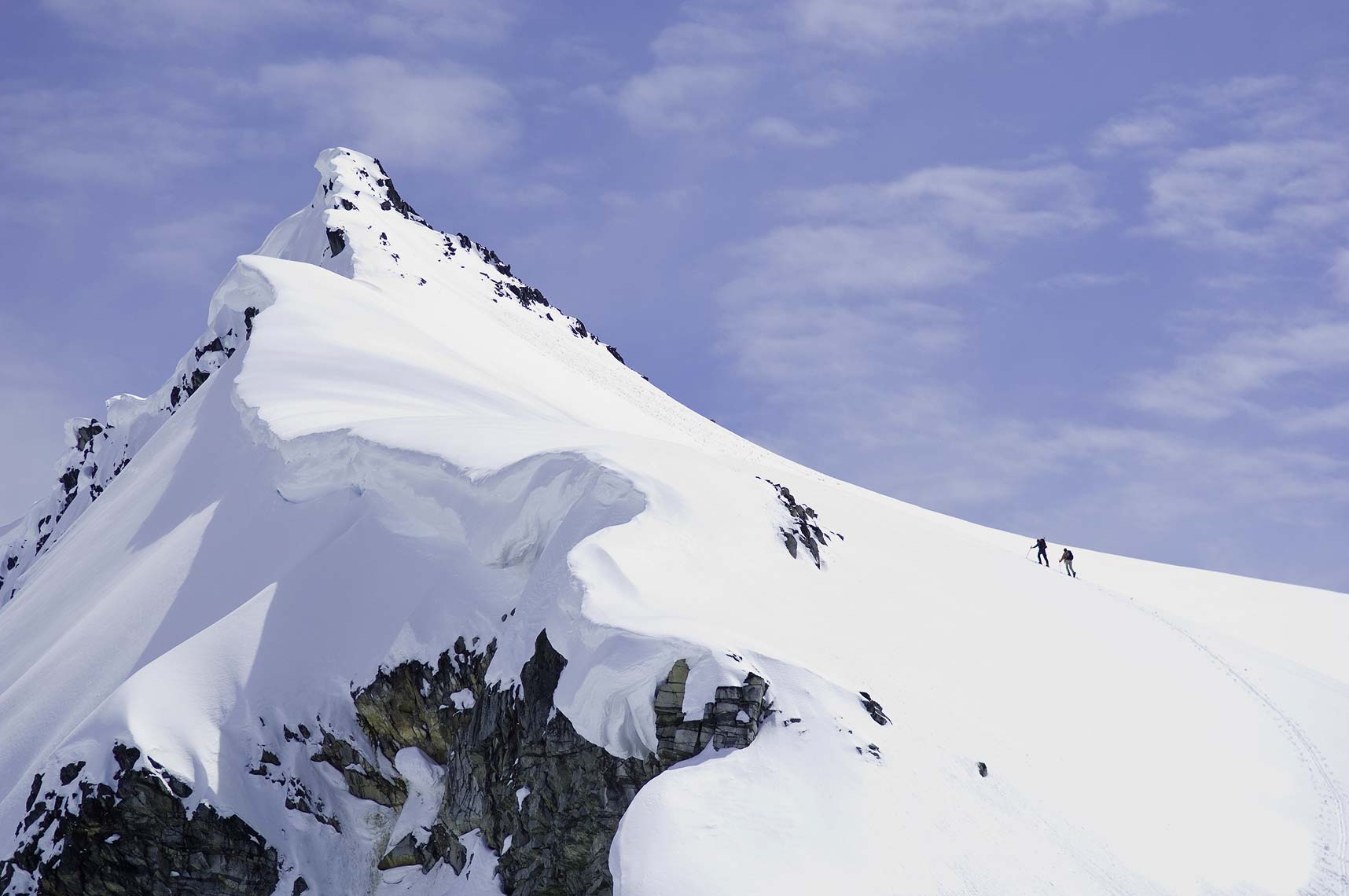 ski mountaineers, Coast Mountains, BC